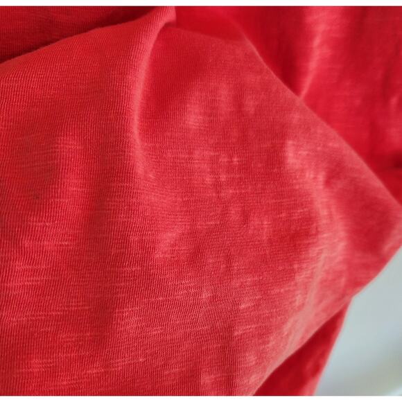 NWT $108 Sundry by Evereve ruched Coral Dress size Medium - Picture 7 of 10